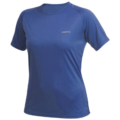 Craft dames running t-shirt blauw