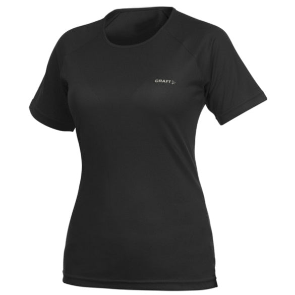 Craft dames running t-shirt zwart