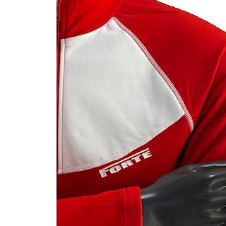 Forte thermo schaatsjack rood/wit